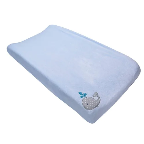 Miniatura 12 de Funda de terciopelo coral para cambiador de pañales para bebé, niña, bebé, niño, 1 unidad (tortuga azul)