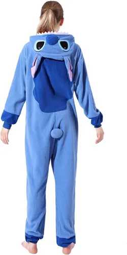 Miniatura 2 de OGU' DEAL Pijama unisex para adultos, ropa de dormir con diseño de animales para disfraz de fiesta de Halloween, traje diario de dibujos animados