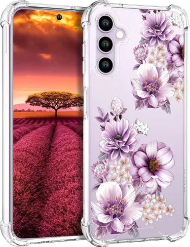 Miniatura 78 de Compatible con Samsung Galaxy S23 - Funda transparente para mujeres y niñas, diseño transparente (formas geométricas de arte abstracto)