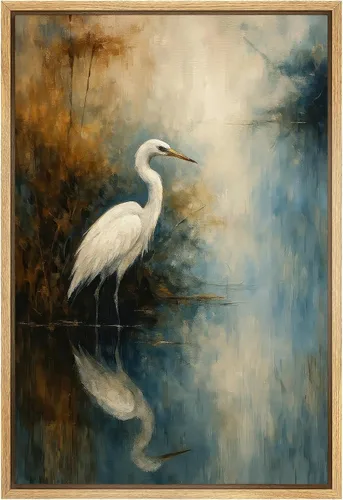 Miniatura 12 de SIGNFORD Lienzo enmarcado para pared, pinos sepia, bosques, bosques, naturaleza, ilustraciones de área silvestre, arte digital, arte moderno
