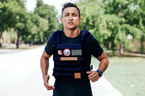 Miniatura 4 de UNBROKENSHOP - Chaleco con peso ajustable, WOD CrossFit, soporte de placas de peso para entrenamiento de fuerza y resistencia y correr. Para hombres