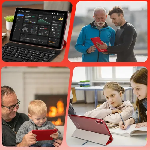 Miniatura 7 de Tablet Android 15 con teclado y ratón, 20 GB de RAM + 128 GB de ROM (expandir a 1 TB), tabletas Octa-Core de 10.1 pulgadas con WiFi 6, cámara dual