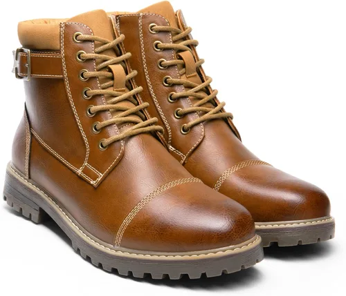 Miniatura 5 de Bruno Marc - Botas para hombre de combate estilo Oxford para motocicleta