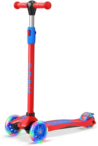 Miniatura 9 de Dribbl - Patineta de 3 ruedas para niños - Tecnología de inclinación para dirigir, manillar de altura ajustable, plataforma antideslizante ancha