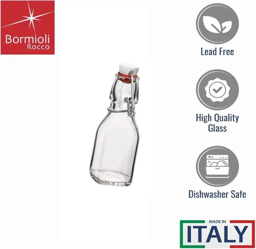 Miniatura 3 de Bormioli Rocco – Botella de Swing de 12.5CL (4.25 onzas) - Transparente