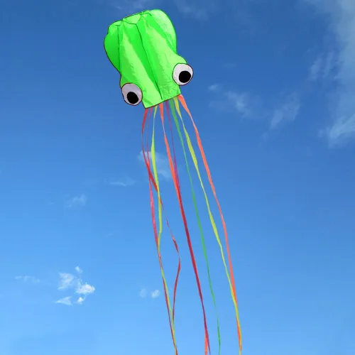 Miniatura 4 de Hengda Kite Soft Octopus Kite Series, Beautiful Kite with Long Colorful Tail for Kids and Adults, Easy to Fly Beach Kites, Excellent Outdoor