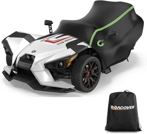 Miniatura 19 de Funda completa para Spyder F3 compatible con Can-Am Spyder F3T Tour y Limited 300D Oxford Protector de tela contra el polvo, la nieve, la lluvia