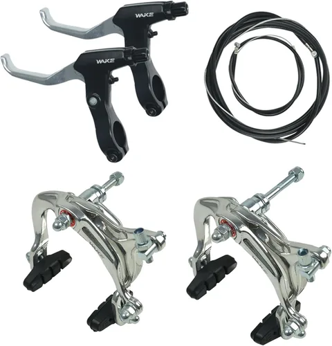 Miniatura 10 de FOMTOR Juego de pinzas de freno C para bicicleta, freno trasero y delantero, aleación de aluminio, freno lateral para MTB, bicicleta de montaña