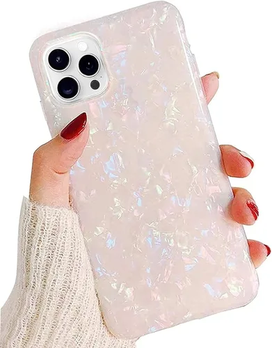 Funda J.west de silicona para iPhone 11 Pro Max, con pantalla de 6.5 pulgadas, de diseño moderno, translúcido y nacarado de lujo, delgado, con