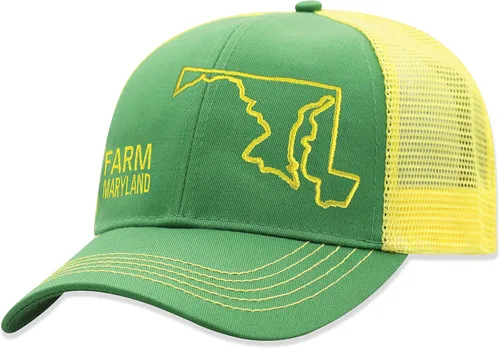 Miniatura 83 de John Deere Gorra de béisbol con logotipo y malla trasera con contraste, para hombre