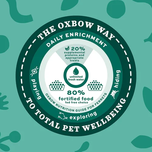 Miniatura 11 de Oxbow Essentials comida para hurones, fórmula rica en vitaminas y minerales para hurones, alto contenido en proteínas y grasas, productos