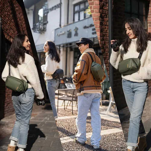 Miniatura 7 de PGYTECH OneGo Solo V2 Bolsa Bandolera para Cámara, Bolsa de Pecho para Cámara de 4L Bandolera Riñonera para Fotógrafos de Viajes Urbanos, Bolsa