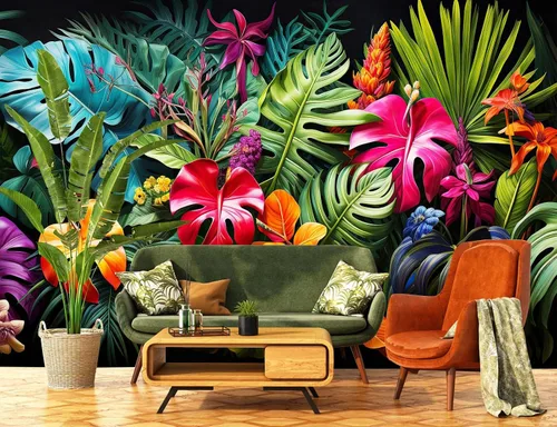 Miniatura 22 de Papel tapiz de bosque brumoso desprendible y adhesivo Mural autoadhesivo de bosque nebuloso para sala de estar, dormitorio 82"x57