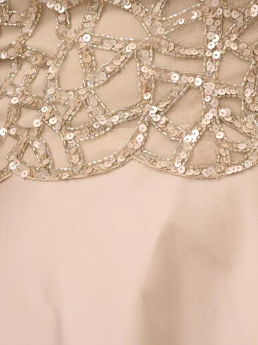 Miniatura 3 de Adrianna Papell Vestido de tafetán con cuentas para mujer