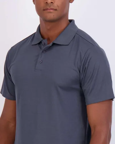 Miniatura 4 de Real Essentials 3 Pack Polo de manga corta de secado rápido para hombre, rendimiento deportivo (disponible en tallas grandes y largas)