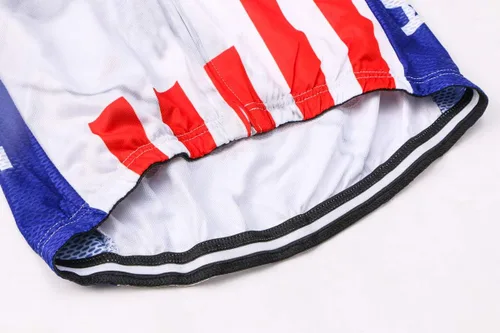 Miniatura 44 de Nuevo Pro cremallera completa hombres ciclismo Jersey manga corta Riding Shirt USA