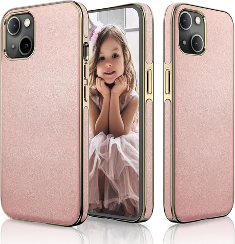 Miniatura 18 de LOHASIC Funda de piel diseñada para iPhone 13, funda clásica de lujo, suave, antiarañazos, a prueba de golpes, compatible con iPhone 13 de 6.1