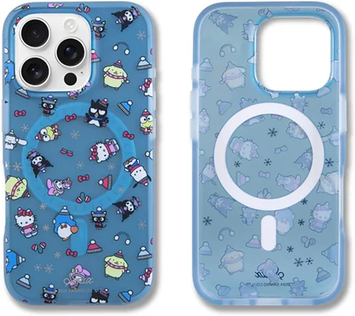 Miniatura 123 de Sonix x Sanrio - Funda para iPhone 15 Pro, compatible con MagSafe, probada en caídas de 10 pies, adivinador Kuromi