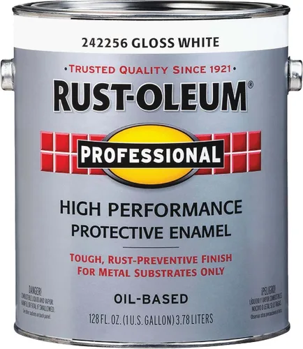 Miniatura 6 de Rust-Oleum 242256 Esmalte protector profesional a base de aceite blanco de alto rendimiento, 100 COV, 1 galón