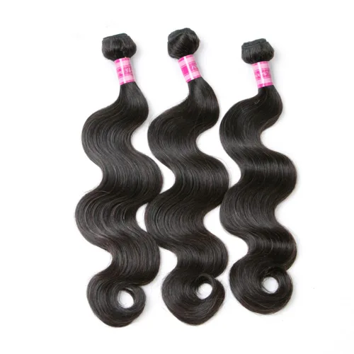 Miniatura 7 de Beauty Queen Paquetes de Cabello Humano Brasileño Ondulado - 3 Paquetes Cortos (10 12 14 Pulgadas) Grado 10A 100% Sin Procesar Tejido Extensiones