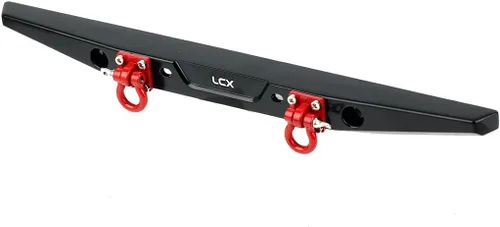 Miniatura 3 de LCX Racing 1/10th RC Crawler Car CNC mecanizado aleación de aluminio parachoques trasero para Traxxas TRX4 TRX6 Axial SCX10 SCX10 II 90046 90047