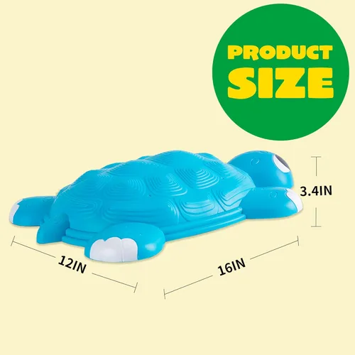 Miniatura 7 de JOYIN Escalones de equilibrio de tortuga, 6 piezas de piedras de salto de tortuga para niños de hasta 265 libras, juego de coordinación de carrera