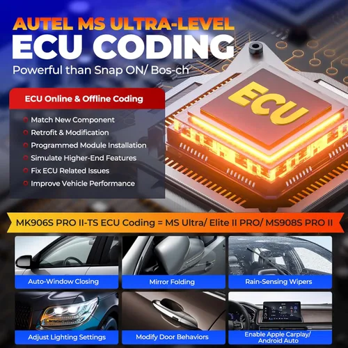 Miniatura 4 de Autel Escáner MaxiCOM MK906S PRO 2-TS: 2026 Hasta de MaxiSYS MS906 PRO2-TS/ MS906 MAX/ MS906PRO TS, Codificación igual que Elite II PRO, Top TPMS