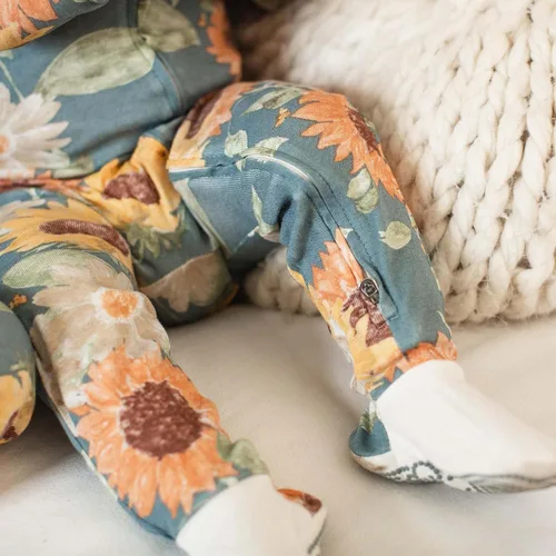 Miniatura 37 de Burt's Bees Baby Pijama para bebé niña, 100% algodón orgánico, pijama de una pieza, overol diagonal con cremallera, ajuste cómodo