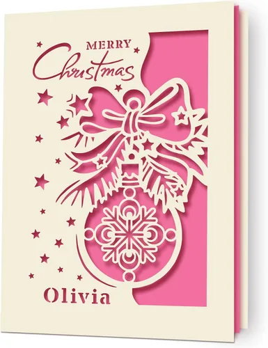Miniatura 8 de EDSG Tarjetas de Navidad personalizadas 2025, tarjetas de felicitación personalizadas, tarjeta de Navidad de papel láser, regalo de Papá Noel