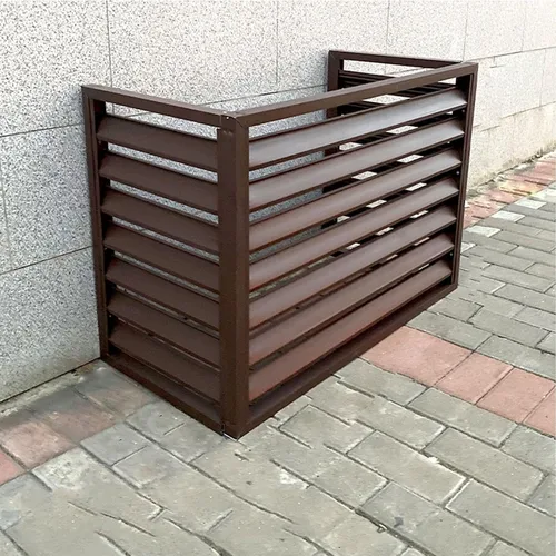 Miniatura 10 de Cubierta de aluminio para aire acondicionado y bomba de calor, mini cubierta de aire acondicionado dividido para unidades exteriores, reducción