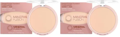 Miniatura 12 de Mineral Fusion Base de maquillaje en polvo prensado, Deep 1, piel media/bronceada con matices dorados, maquillaje de base que desafía la edad