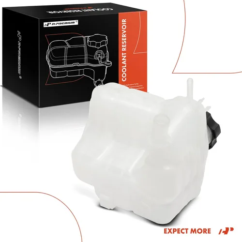Miniatura 8 de A-Premium Tanque de depósito de desbordamiento de recuperación de refrigerante [con tapa] Compatible con Chevrolet Cruze 10-16, Orlando 12-14