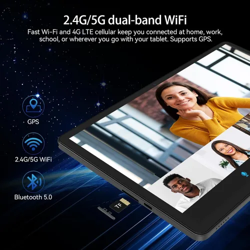 Miniatura 3 de Tablet de 11 pulgadas, tableta Android 15 2026 con 16 GB de RAM 128 GB ROM 1 TB expandible Octa-Core, tabletas WiFi 5G, tabletas 2 en 1 con teclado