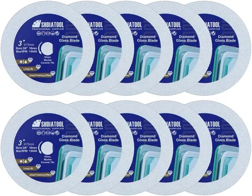 Miniatura 17 de SHDIATOOL Disco de corte de diamante de vidrio de 2 pulgadas, rueda de corte ultradelgada para azulejos de cerámica, porcelana y mármol de 50 mm