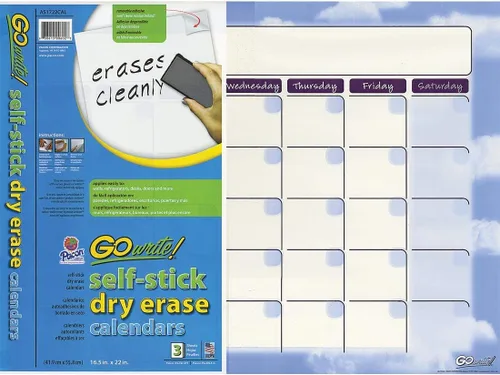 Miniatura 4 de GoWrite! Hojas de aprendizaje de borrado en seco de 3/4 x 3/8 x 1/4 pulgadas, con rayas de 11 x 8-1/4 pulgadas, 5 hojas, color blanco (LB8511)