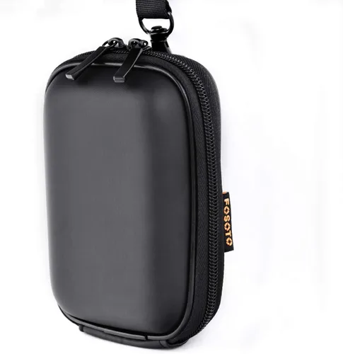 FOSOTO Snug Fit - Funda negra para cámara compatible con Canon PowerShot ELPH 180 190 360 HS SX620 A2300 IXUS 285 180 G9X, Sony Cyber-Shot DSC-W830