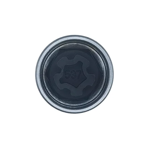 Miniatura 8 de Llave de extracción de tornillo de tuerca de acero cromado, llave antirrobo, compatible con vehículos VW, Audi, Volkswagen (522)