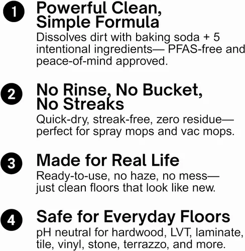 Miniatura 17 de Quick Shine Ultimate Gold Spray Mop Kit Kit todo en uno de 11 piezas con accesorios intercambiables Limpiador de piso incluido No necesita
