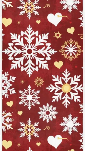 Pfrewn Toallas de mano de copos de nieve de Navidad de 16 x 30 pulgadas, toalla de baño retro con purpurina, ultra suave, altamente absorbente, Copo