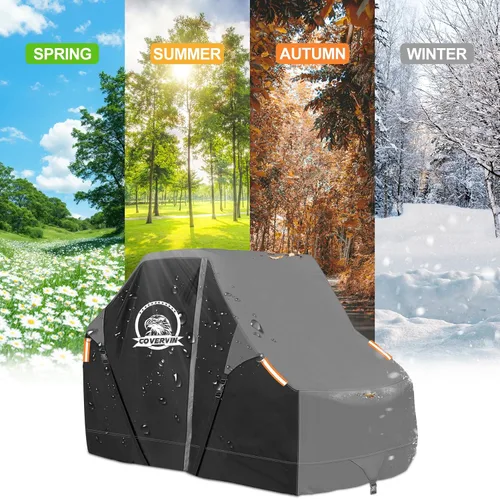 Miniatura 6 de COVERVIN Cubierta UTV impermeable para exteriores, protección para todo tipo de clima, para Polaris RZR, Yamaha Can-Am Defender Kawasaki Ranger