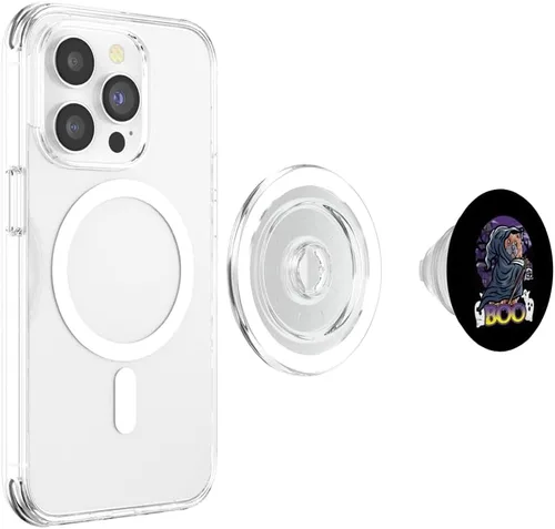 Miniatura 4 de Chow Chow Happy Halloween Costume Grim Reaper PopSockets MagSafe PopGrip for iPhone