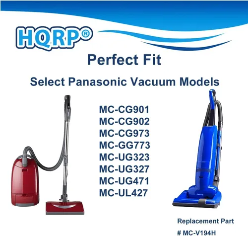 Miniatura 4 de HQRP Filtro HEPA compatible con aspiradoras Panasonic MC-CG902, MC-UG327, MC-UG323, MC-UG471, MC-CG901, MC-CG973, MC-GG773, parte de repuesto