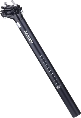 Aeibxiy Bicicleta SeatPost 1.071 in 1.217 in 1.244 in aleación de aluminio 13.780 in bicicleta asiento post para montaña carretera bicicletas BMX
