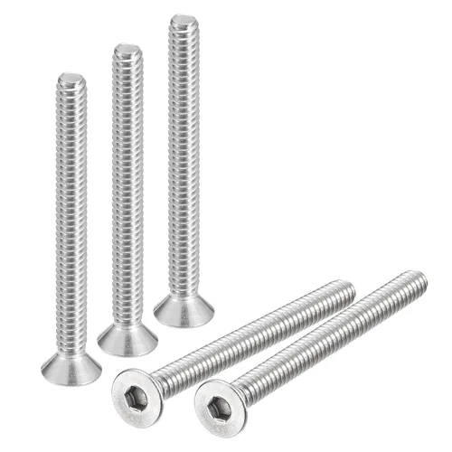 Miniatura 13 de Uxcell tornillos de cabeza avellanada plana #8-32x1-1/2, 10 unidades de tornillos de cabeza plana con rosca completa de acero inoxidable 304
