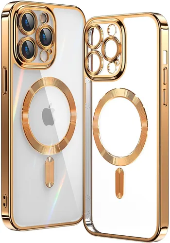 Miniatura 7 de Facbiny Funda para iPhone 14 Pro, compatible con MagSafe, protección completa de la cámara, funda magnética suave a prueba de golpes diseñada