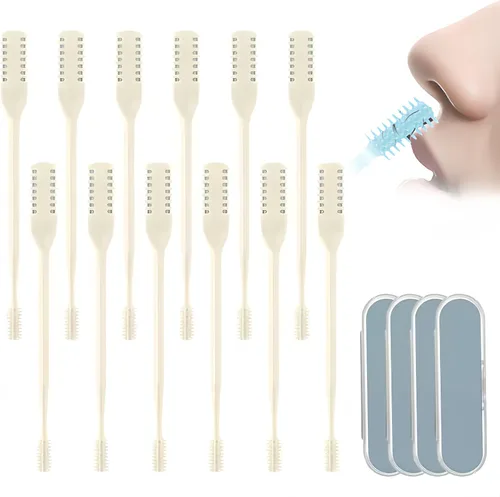 Miniatura 11 de Cortador de pelo nasal portátil, esencial de viaje para hombres y mujeres, herramientas de eliminación de vello de fosas nasales de doble cara