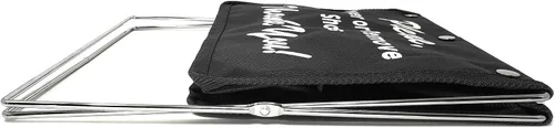 Miniatura 4 de Mediz Soporte plegable para zapatos (negro) con bonificación: 1 colgador de puerta con diseños en el frente y en la parte posterior - Por favor, use