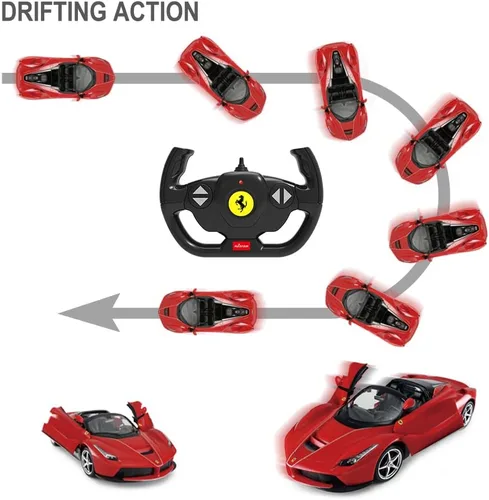 Miniatura 3 de Coche de juguete Ferrari con control remoto RASTAR 1:14 Ferrari LaFerrari Aperta RC Drift Car