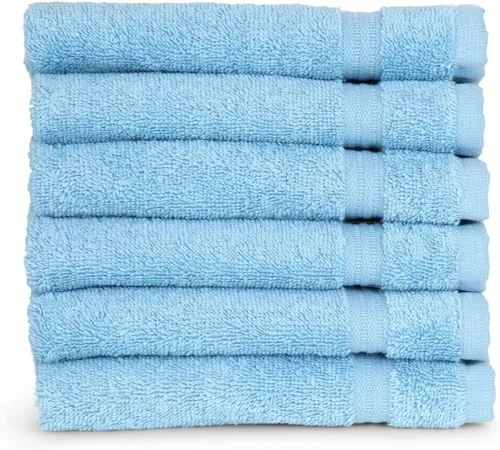 Miniatura 44 de TowelSelections Toallas suaves y absorbentes de algodón para baño, hotel, ducha, spa, gimnasio, toalla de baño, toalla de mano, 2 paños de baño