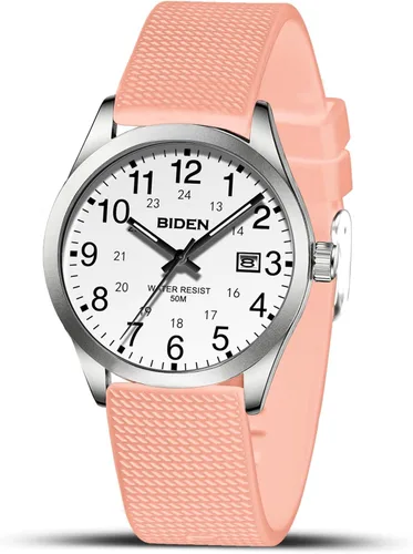Miniatura 22 de LN LENQIN Relojes para hombre analógicos de cuarzo deportivos unisex, impermeables a 30M, reloj de enfermera para hombres y mujeres, profesionales
